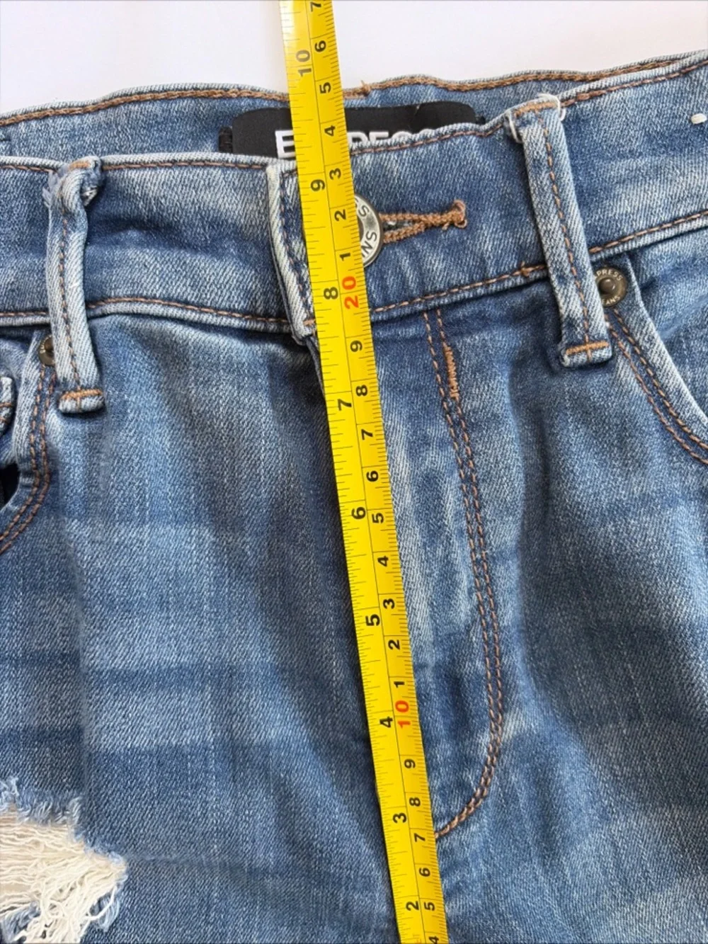 Express Jeans Bundle Women Size 4 Skinny Mid Rise Distressed Denim 2 Pair - Picture 15 of 16